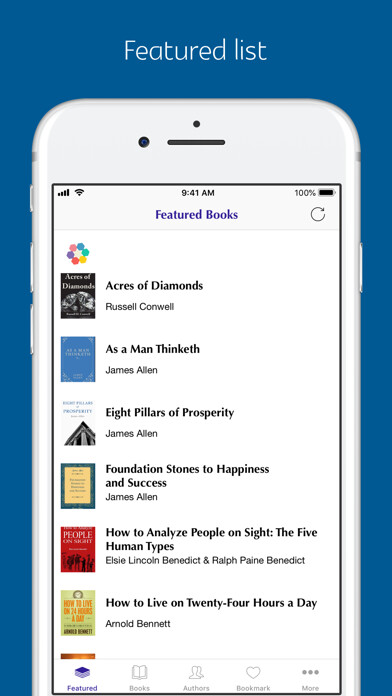 Emulate iPhone app Self Help Audiobooks - classic using MyAndroid Emulate iPhone app Self Help Audiobooks - classic using MyAndroid