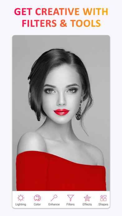 Emulate iPhone app Selfie Art - Photo Editor Pro using MyAndroid