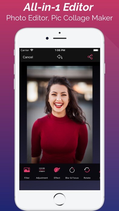 Emulate iPhone app Selfie Cam - Beauty Camera using MyAndroid