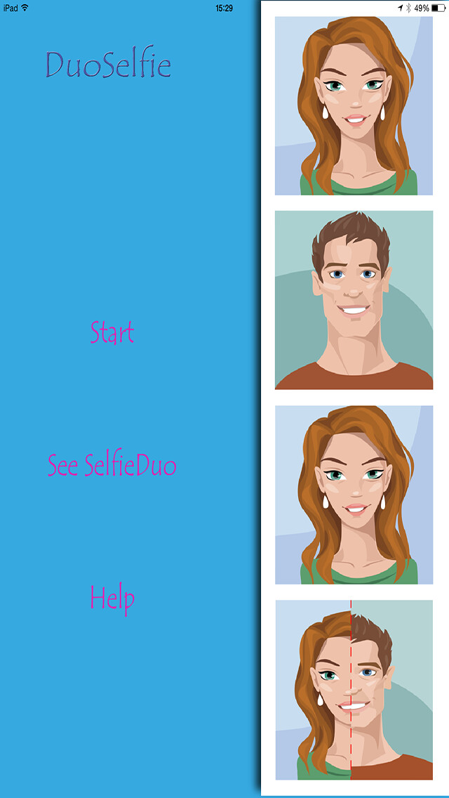Emulate iPhone app SelfieDuo using MyAndroid Emulate iPhone app SelfieDuo using MyAndroid