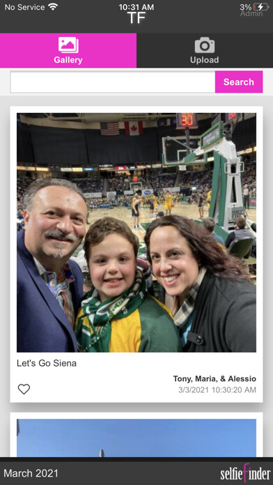 Emulate iPhone app Selfiefinder using MyAndroid