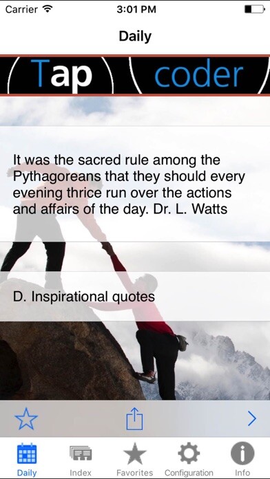 Emulate iPhone app Self-Improvement Quotes and Method using MyAndroid Emulate iPhone app Self-Improvement Quotes and Method using MyAndroid