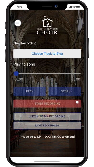 Emulate iPhone app Self-Isolation Choir Recorder using MyAndroid Emulate iPhone app Self-Isolation Choir Recorder using MyAndroid