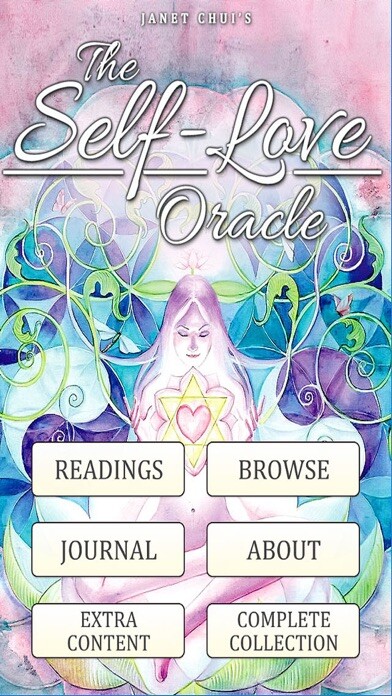 Emulate iPhone app Self-Love Oracle Cards using MyAndroid