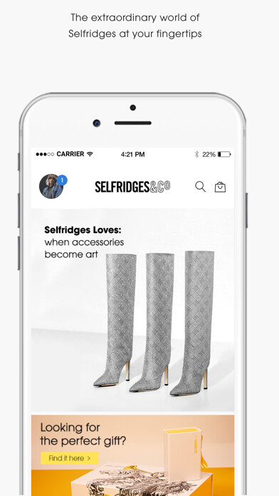 Emulate iPhone app Selfridges using MyAndroid Emulate iPhone app Selfridges using MyAndroid