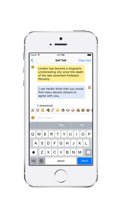 Emulate iPhone app SelfTalking using MyAndroid Emulate iPhone app SelfTalking using MyAndroid