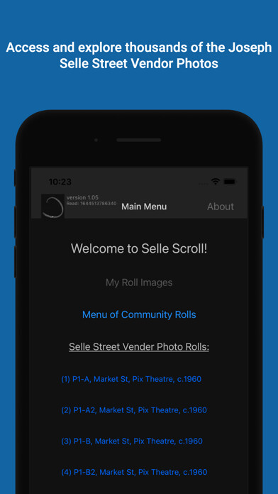 Emulate iPhone app SelleScroll using MyAndroid