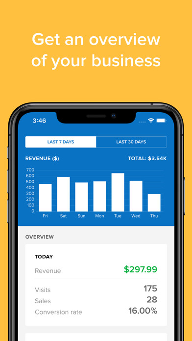 Emulate iPhone app Sellfy using MyAndroid