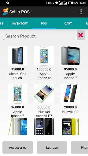 Run android online APK SellioCloud Android Point of Sale System from MyAndroid or emulate SellioCloud Android Point of Sale System using MyAndroid