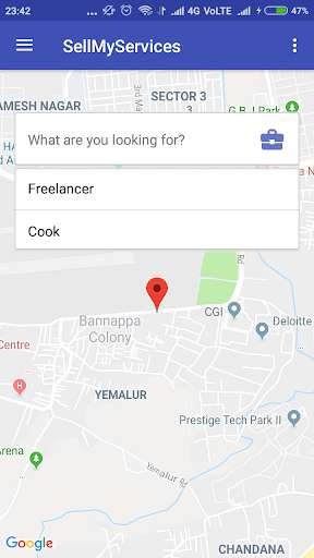 Run android online APK SellMyServices from MyAndroid or emulate SellMyServices using MyAndroid