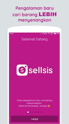 Run android online APK Sellsis - Cari Barang Lebih Menyenangkan from MyAndroid or emulate Sellsis - Cari Barang Lebih Menyenangkan using MyAndroid