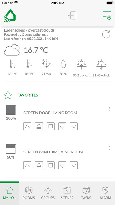 Emulate iPhone app Selve Home using MyAndroid