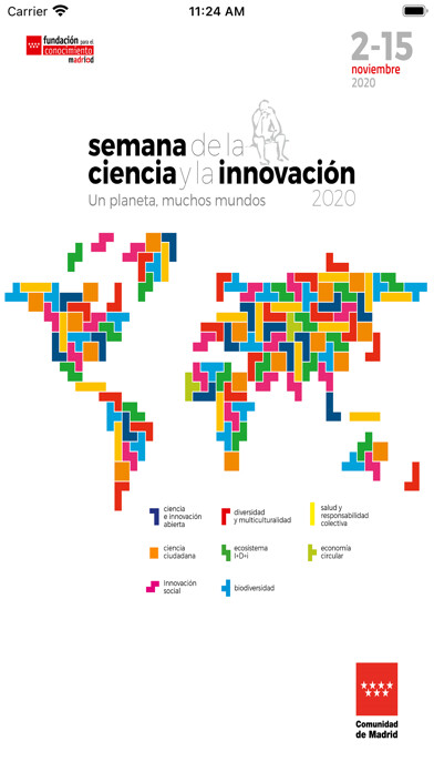 Emulate iPhone app Semana de la Ciencia 2020 using MyAndroid Emulate iPhone app Semana de la Ciencia 2020 using MyAndroid