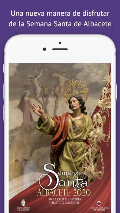 Emulate iPhone app Semana Santa de Albacete using MyAndroid
