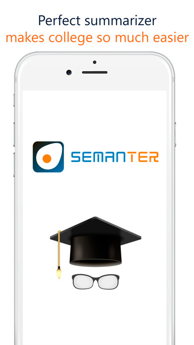 Emulate iPhone app SemanTer - Text summarizer using MyAndroid