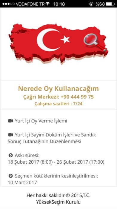 Emulate iPhone app Seçmen Sorgulama using MyAndroid Emulate iPhone app Seçmen Sorgulama using MyAndroid
