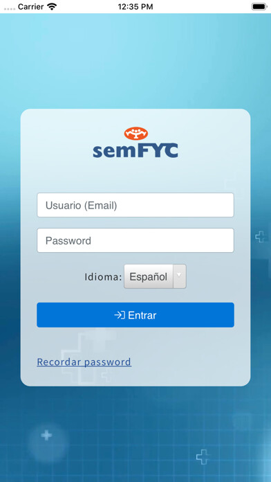 Emulate iPhone app semFYC using MyAndroid