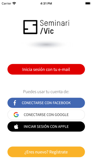 Emulate iPhone app Seminari Vic using MyAndroid Emulate iPhone app Seminari Vic using MyAndroid
