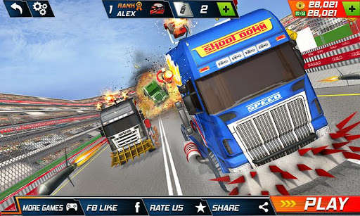 Run android online APK Semi Truck Crash Race 2021: New Demolition Derby from MyAndroid or emulate Semi Truck Crash Race 2021: New Demolition Derby using MyAndroid