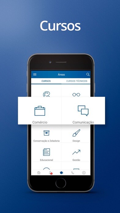 Emulate iPhone app Senac GO using MyAndroid