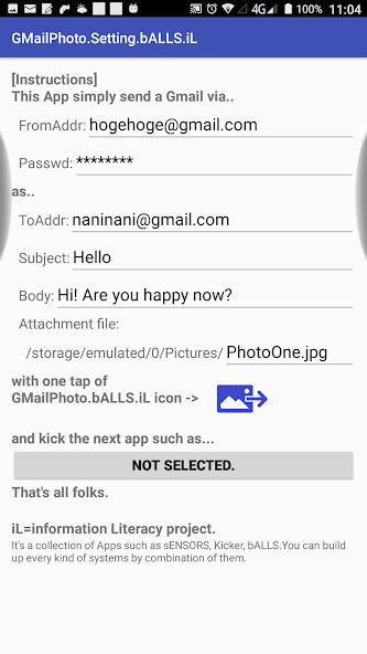 Run android online APK Send a mail with photo from MyAndroid or emulate Send a mail with photo using MyAndroid Run android online APK Send a mail with photo from MyAndroid or emulate Send a mail with photo using MyAndroid