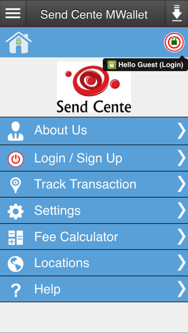 Emulate iPhone app Send Cente Money Transfer using MyAndroid Emulate iPhone app Send Cente Money Transfer using MyAndroid