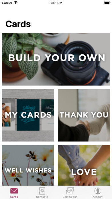 Emulate iPhone app SendOutCards using MyAndroid