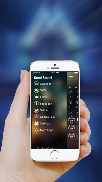 Emulate iPhone app Send Smart using MyAndroid