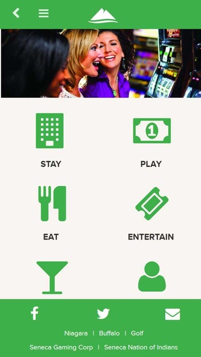 Emulate iPhone app Seneca Allegany Resort & Casino using MyAndroid