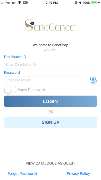 Emulate iPhone app SeneShop using MyAndroid