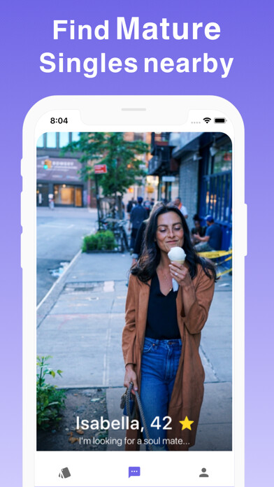 Emulate iPhone app Senior Dating - mature singles using MyAndroid