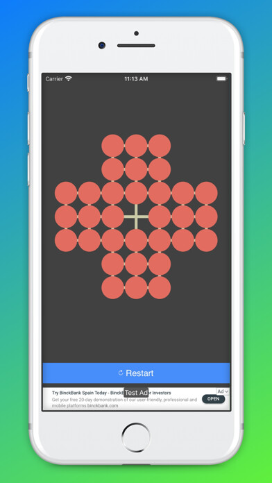 Emulate iPhone app Senku Peg Solitarie Solo Noble using MyAndroid Emulate iPhone app Senku Peg Solitarie Solo Noble using MyAndroid