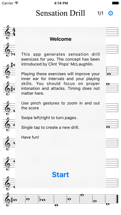 Emulate iPhone app Sensation Drill using MyAndroid