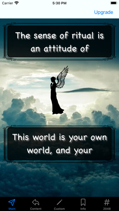Emulate iPhone app Sense of ritual using MyAndroid Emulate iPhone app Sense of ritual using MyAndroid
