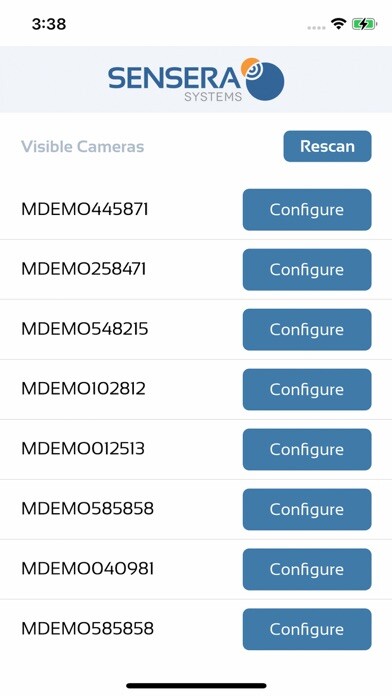 Emulate iPhone app Sensera WiFi using MyAndroid