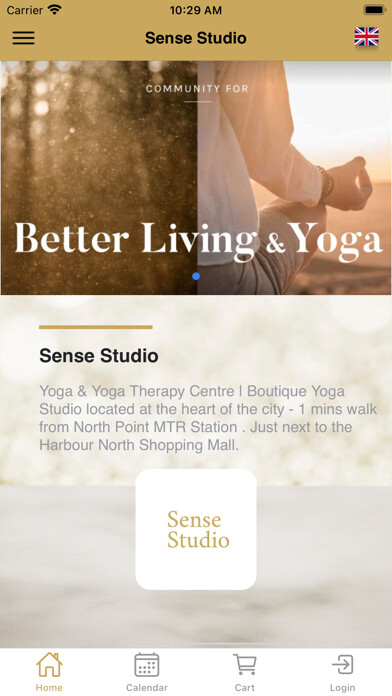 Emulate iPhone app Sense Studio Yoga & Therapy using MyAndroid Emulate iPhone app Sense Studio Yoga & Therapy using MyAndroid