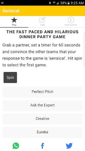 Run android online APK Sensical - the hilarious dinner party game from MyAndroid or emulate Sensical - the hilarious dinner party game using MyAndroid