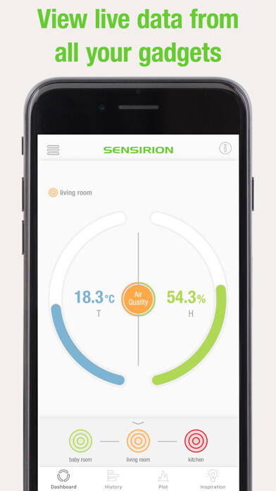 Emulate iPhone app Sensirion MyAmbience Legacy using MyAndroid Emulate iPhone app Sensirion MyAmbience Legacy using MyAndroid