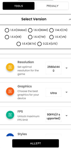 Run android online APK sensitivity gfx tool 2022 from MyAndroid or emulate sensitivity gfx tool 2022 using MyAndroid