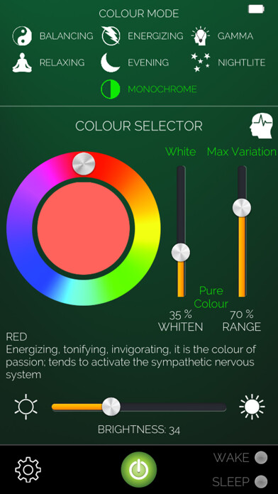 Emulate iPhone app SensoLight using MyAndroid