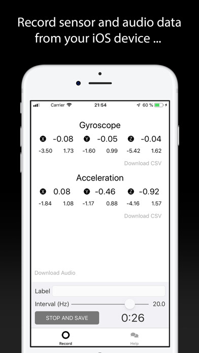 Emulate iPhone app Sensor Data Recorder using MyAndroid Emulate iPhone app Sensor Data Recorder using MyAndroid