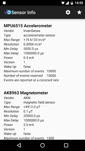 Run android online APK Sensor Info from MyAndroid or emulate Sensor Info using MyAndroid