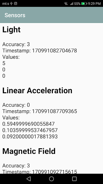 Run android online APK Sensor Test - The most simplest app ever! from MyAndroid or emulate Sensor Test - The most simplest app ever! using MyAndroid