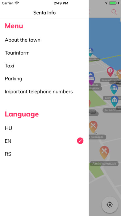 Emulate iPhone app Senta Info using MyAndroid