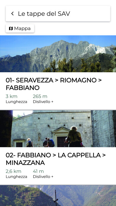 Emulate iPhone app Sentiero Alta Versilia using MyAndroid Emulate iPhone app Sentiero Alta Versilia using MyAndroid