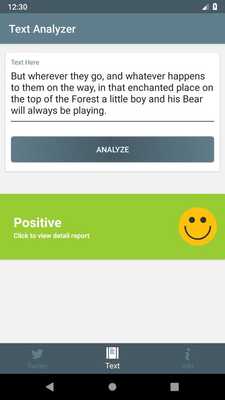 Emulate Android APK Sentiment Analyzer Emulate Android APK Sentiment Analyzer
