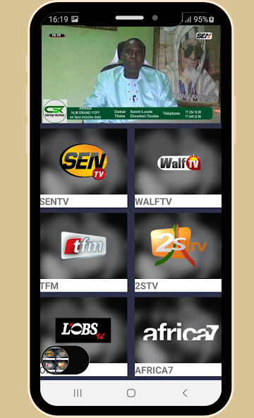 Run android online APK Sentv Senegal en direct from MyAndroid or emulate Sentv Senegal en direct using MyAndroid