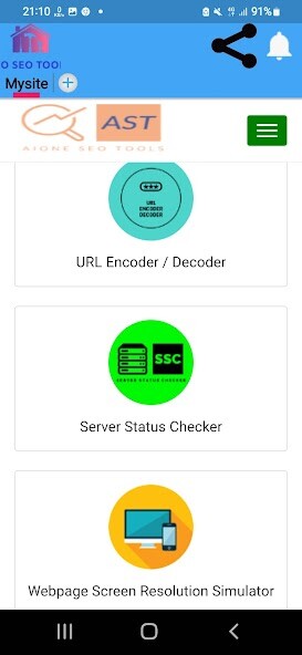 Run android online APK SEO HELPER50+ from MyAndroid or emulate SEO HELPER50+ using MyAndroid