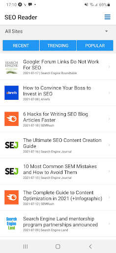 Run android online APK SEO Reader - Daily SEO News & Tips from MyAndroid or emulate SEO Reader - Daily SEO News & Tips using MyAndroid