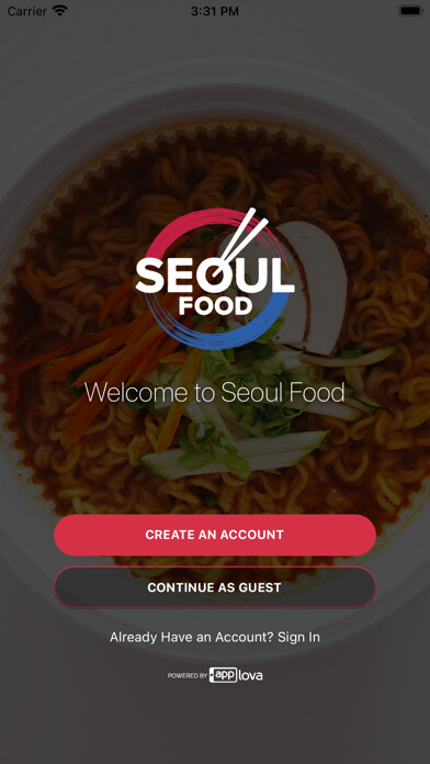 Emulate iPhone app Seoul Foods using MyAndroid Emulate iPhone app Seoul Foods using MyAndroid